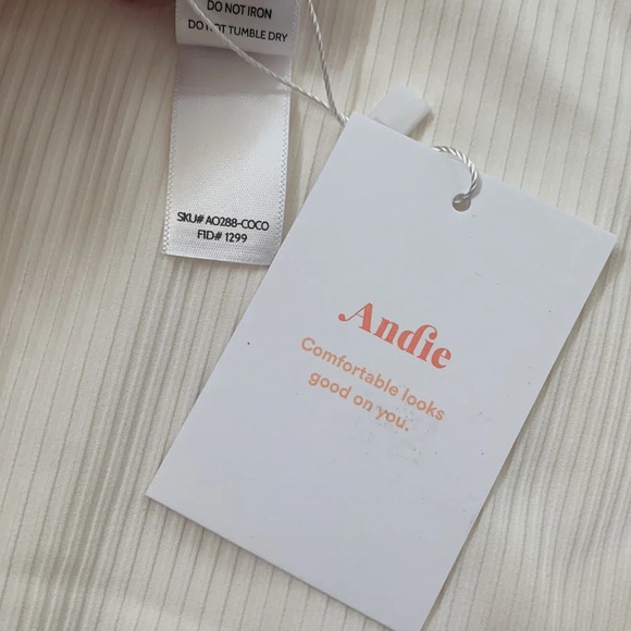 Andie Asbury Rib One Piece Swim coconut XL - Picture 7 of 7